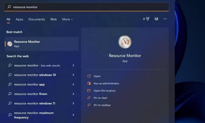 صورة لـ طرق لفتح أداة “مراقبة الموارد” في Windows 11 | 1fZXYzZIB5fa4aYIyia8Xvg-DzTechs