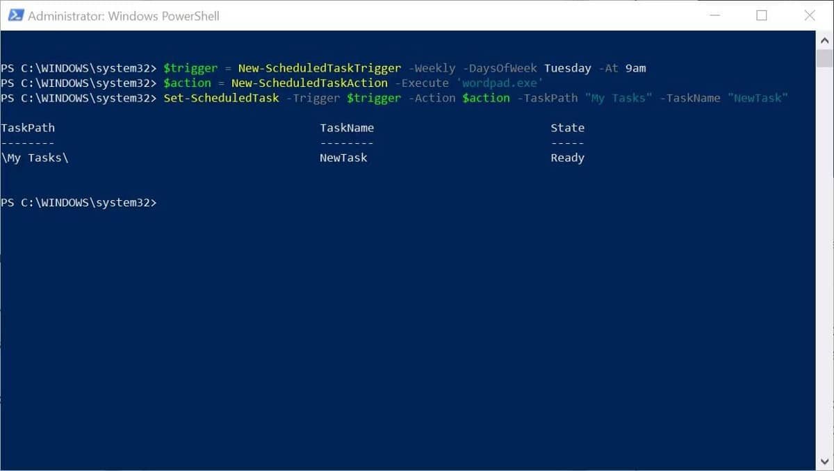 صورة لـ كيفية إنشاء مهام مجدولة في Windows باستخدام PowerShell (ولماذا؟) | 1k3pvnfRkqULnX49KMAbguA-DzTechs