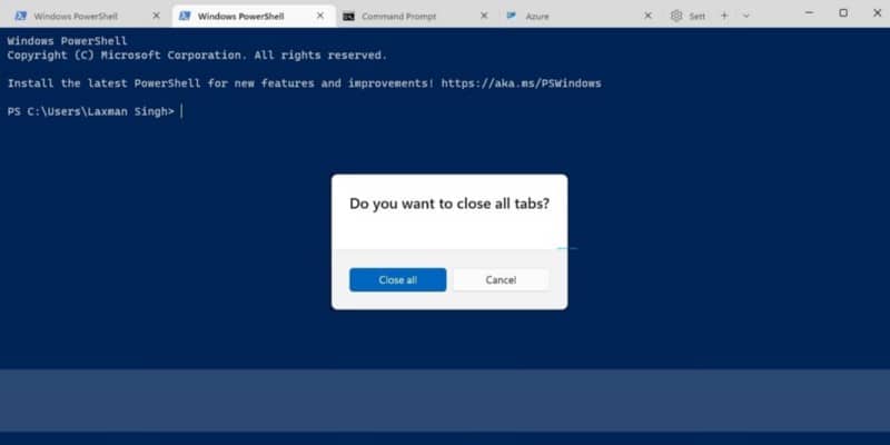 صورة لـ كيفية تمكين أو تعطيل مربع حوار التأكيد في Windows Terminal | 1cNBf4cjAksLVpGaCJqV9Xw-DzTechs