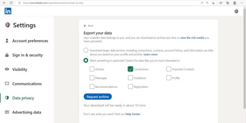 صورة لـ كيفية إضافة جهات اتصال LinkedIn إلى Gmail | 1eFZpnDVD3y0eG8O42sDsKw-DzTechs
