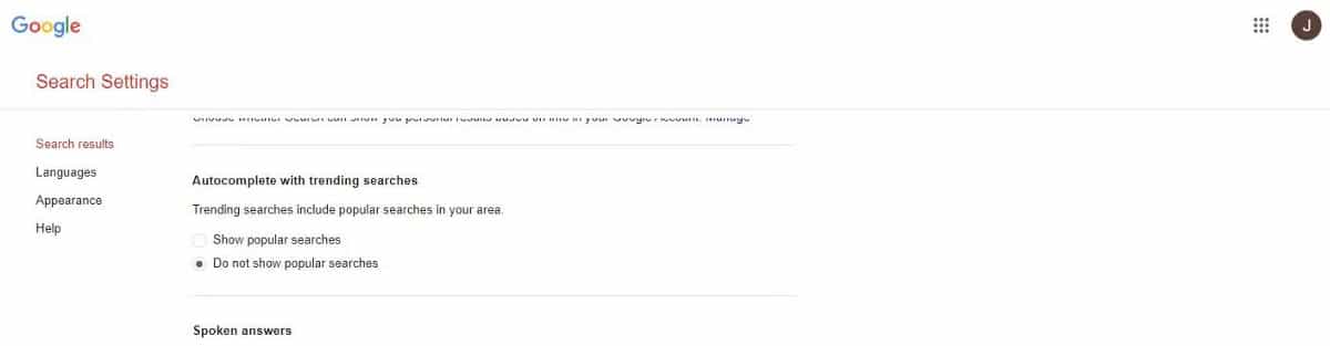 صورة لـ كيفية تعطيل عمليات البحث الشائعة على Google | 1p5UcPptiND9cJ_5xWNHXWA-DzTechs