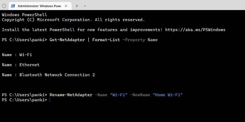 صورة لـ كيفية إعادة تسمية محول الشبكة على Windows 11 | 1qMVaebgUykHVBUA1NYgsmg-DzTechs