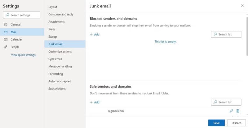 صورة لـ كيفية إضافة عناوين البريد الإلكتروني في Outlook إلى القائمة البيضاء | 1vGIExQxuK4x6IGUi-jdGLw-DzTechs