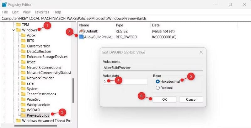 صورة لـ كيفية منع الوصول إلى إصدارات Insider في Windows 11 | 1xyyrI23gz11S-oy6xrDqaA-DzTechs