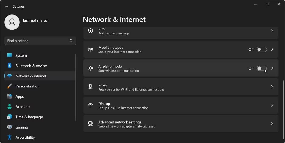 صورة لـ هل Windows 11 عالق في وضع الطيران؟ إليك كيفية إصلاحه | 1BpQ8TltPxefeSWzdwI41-w-DzTechs