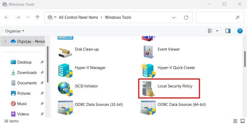 صورة لـ كيفية فتح سياسة الأمان المحلية في Windows 11 | 1_1PH9NyWrj4Lx14xmSIOBrqw-DzTechs