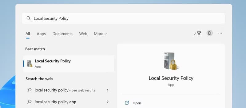 صورة لـ كيفية فتح سياسة الأمان المحلية في Windows 11 | 1cWzY0M58fzUlt-DeAWTkZw-DzTechs