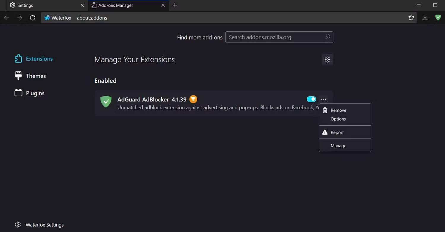 صورة لـ إصلاحات يجب تجربتها عندما لا يقوم Waterfox بتحميل صفحات الويب على Windows | 1qS1rsgIrVgqfD56-W_AtQ-DzTechs