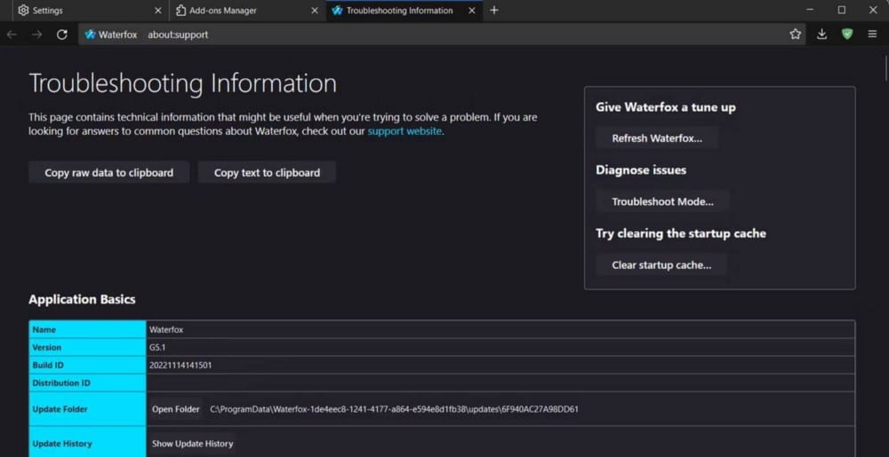 صورة لـ إصلاحات يجب تجربتها عندما لا يقوم Waterfox بتحميل صفحات الويب على Windows | 1ru947Bm-kBcK0BHQ6UchIQ-DzTechs
