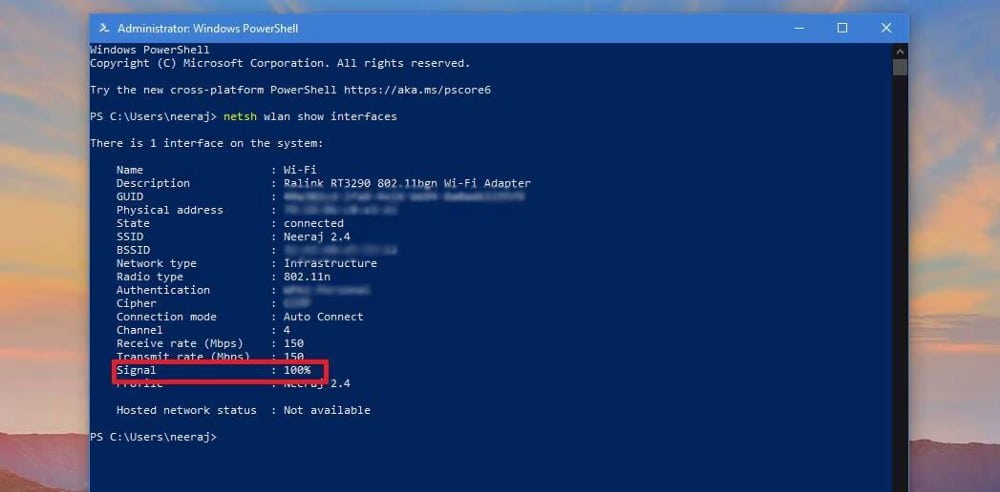 صورة لـ طرق التحقق من قوة اتصال Wi-Fi على Windows | 1Gfe_ASMGtkVp8_r9U0lR3w-DzTechs