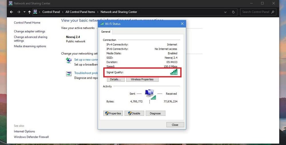 صورة لـ طرق التحقق من قوة اتصال Wi-Fi على Windows | 1b6q7v4Th6C16qHrvOonNBw-DzTechs
