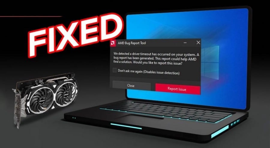صورة لـ كيفية إصلاح خطأ اكتشاف مُهلة برنامج تشغيل AMD على Windows | 1xf3gS07i4VaF-m7YbEs1jA-DzTechs