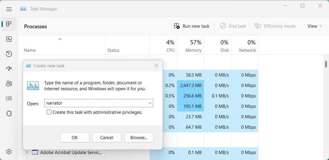 صورة لـ كيفية بدء تشغيل الراوي في Windows 11 | 1zM2ySyVjbcwbuCwkLg14Sw-DzTechs