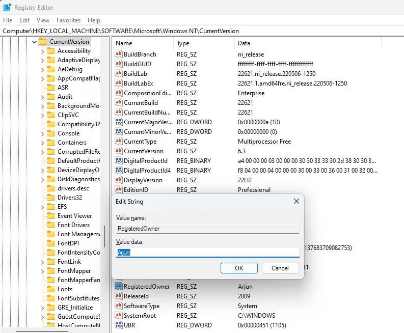 صورة لـ كيفية تغيير تفاصيل المالك في Windows 11 | 17iK_kIPNFRQguFhnMN8d4w-DzTechs