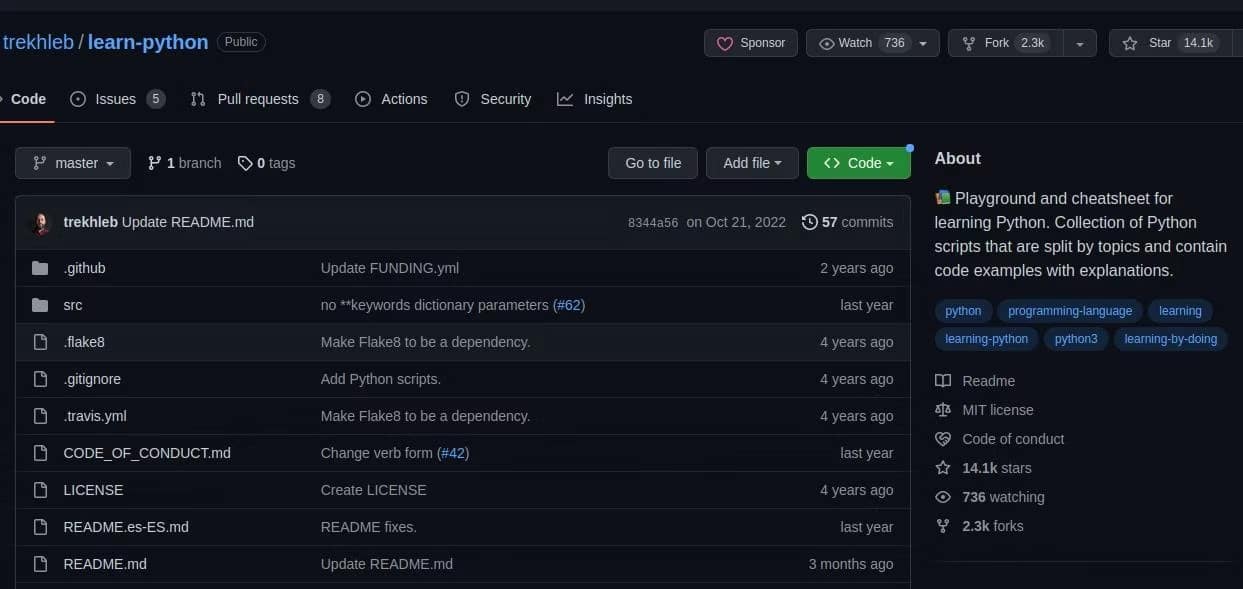 صورة لـ مُستودعات GitHub العملية التي ستُعلمك لغة Python | 1aNpkQh3NbdaFGcKZljp_dA-DzTechs