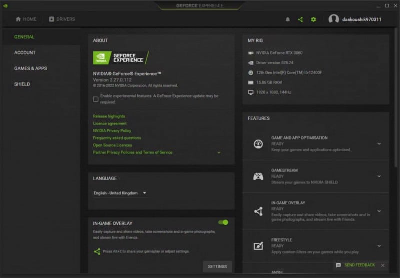 صورة لـ كيفية رفع تردد تشغيل بطاقة الرسومات باستخدام “ضبط الأداء التلقائي” في GeForce Experience | 1do7ocXzzyIbY8Qjy06FX1A-DzTechs