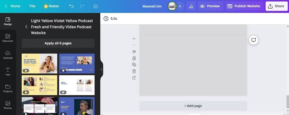 صورة لـ كيفية إنشاء موقع شخصي باستخدام Canva: دليل خطوة بخطوة | 1qxEmAc9vPksfoeZy42k-7A-DzTechs
