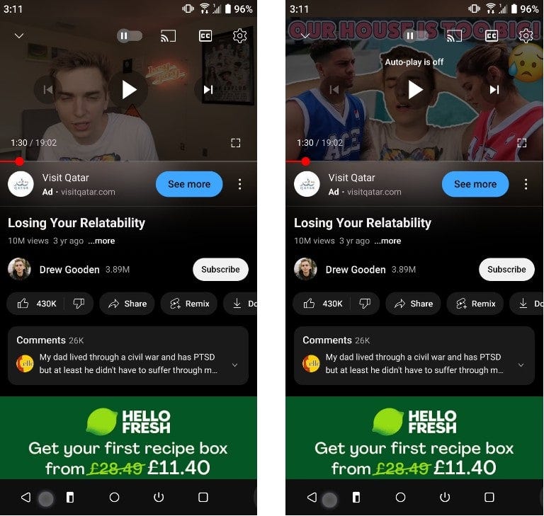 صورة لـ ميزات YouTube لـ Android الرئيسية لمُساعدتك في الحصول على المزيد من التطبيق | 171qJRVH8oABGQqxKWHmxmA-DzTechs