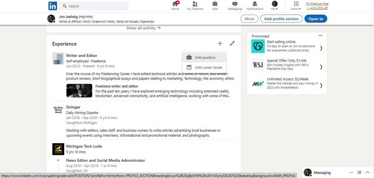 صورة لـ كيفية مشاركة وظيفة جديدة لك على LinkedIn | 1O23F5nHOv29ydYXMYlCFZA-DzTechs