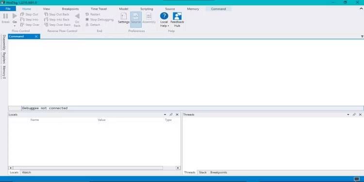 صورة لـ البدء في استخدام WinDBG على Windows 10: دليل خُطوة بخطوة | 1cFYRh-zqjFMFAXB7aT_4Aw-DzTechs