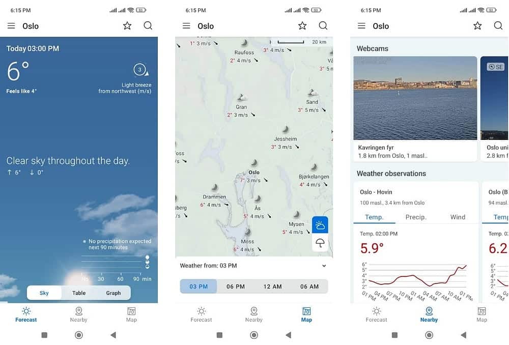 صورة لـ أفضل تطبيقات وأدوات الطقس الخالية من الإعلانات لنظام Android | 1z_LprfTfXtp0iGWAhqNdgA-DzTechs
