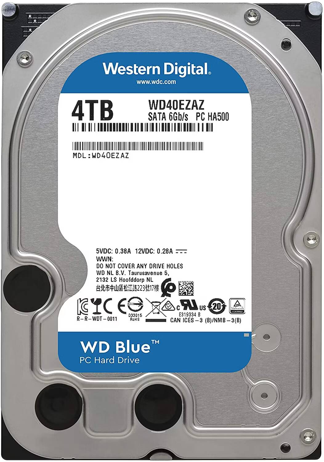 صورة لـ أفضل محركات الأقراص الصلبة الأكثر موثوقية | WD-Blue-WD40EZAZ-drive.avif_