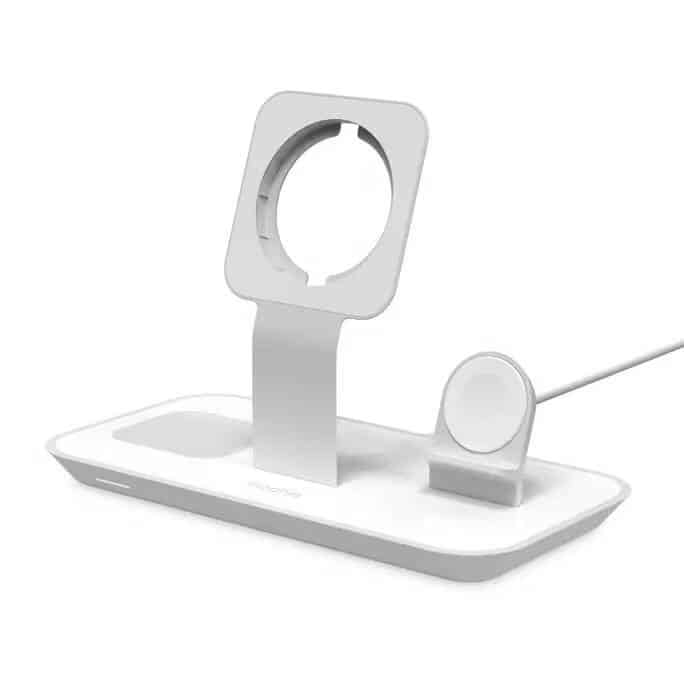 صورة لـ أفضل محطات الشحن 3 في 1 لمُنتجات Apple | mophie-3-in-1-Stand-for-MagSafe-Charger_2.avif_