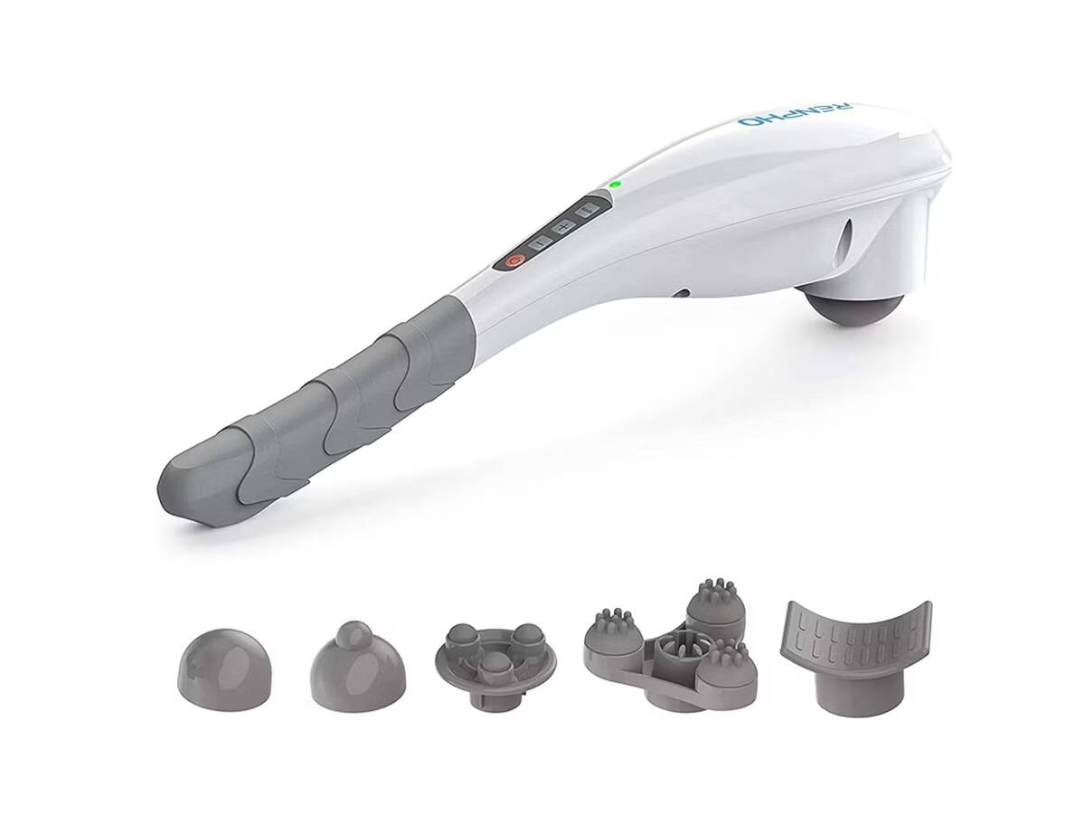صورة لـ أفضل أدوات السفر للبقاء مُستمتعًا أثناء الرحلات الطويلة | renpho-rechargeable-deep-tissue-massager.avif_