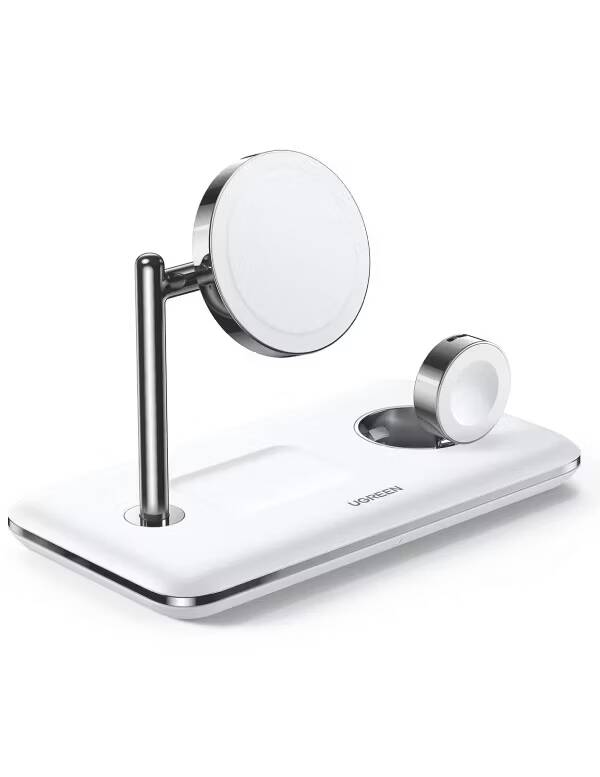صورة لـ أفضل محطات الشحن 3 في 1 لمُنتجات Apple | ugreen-3-in-1-magsafe-wireless-charging-station-3.avif_