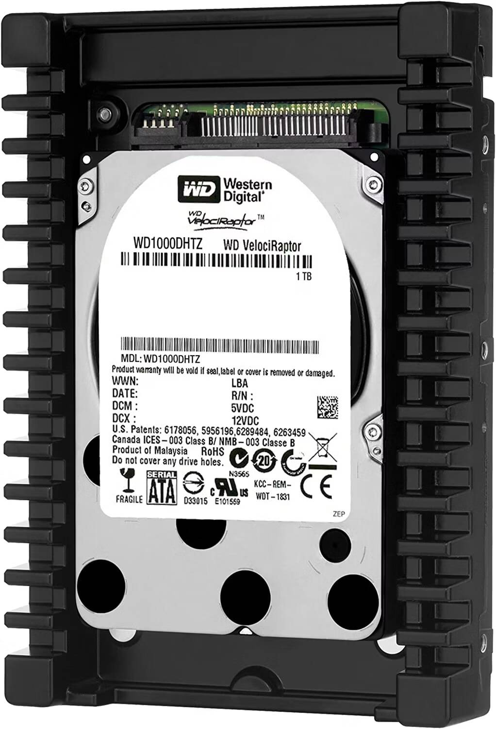 صورة لـ أفضل محركات الأقراص الصلبة الأكثر موثوقية | wd-velociraptor-wd1000dhtz.avif_