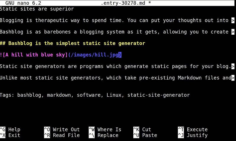صورة لـ إنشاء موقع ويب ثابت بمظهر رائع من Terminal على Linux باستخدام Bashblog | 19X-hUj5TW7XBPCulnpr8Dg-DzTechs