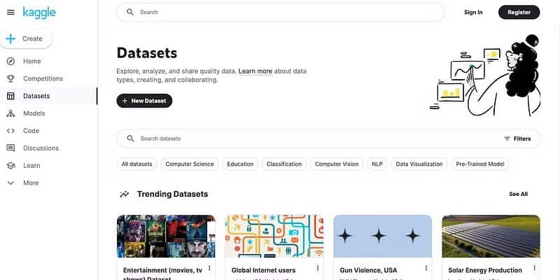 صورة لـ دليل المبتدئين إلى Kaggle لعلوم البيانات | 1Jir0exvKXeBVY9TqFQufUw-DzTechs
