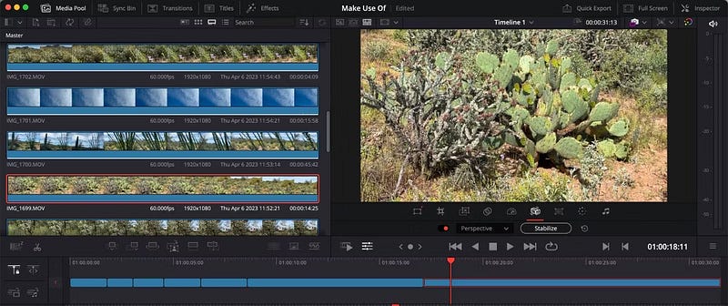 صورة لـ كيفية إصلاح اللقطات المُهتزة في DaVinci Resolve باستخدام ميزة الاستقرار | 1WE1OTrCgvOX1d3gWklVWeQ-DzTechs