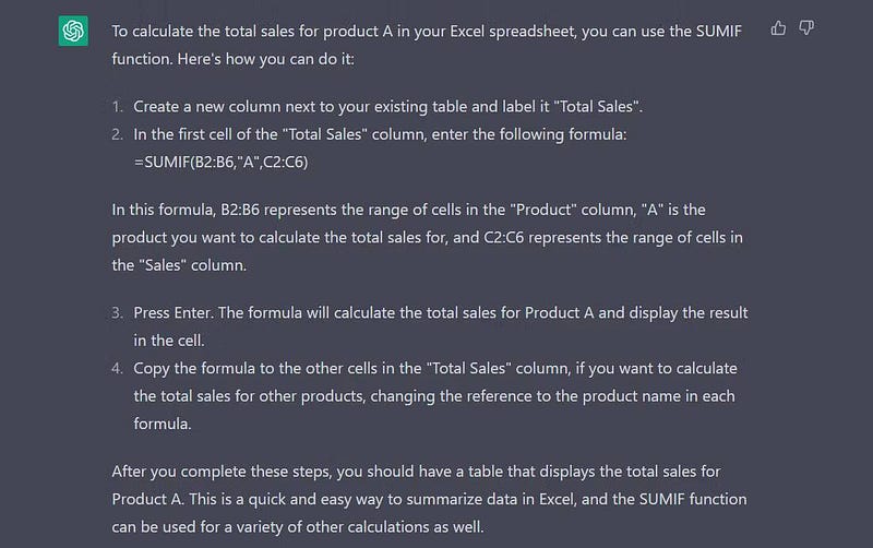 صورة لـ طرق فعَّالة لاستخدام ChatGPT في Excel | 1lnzsr25iERxN9IA_0UuqwA-DzTechs