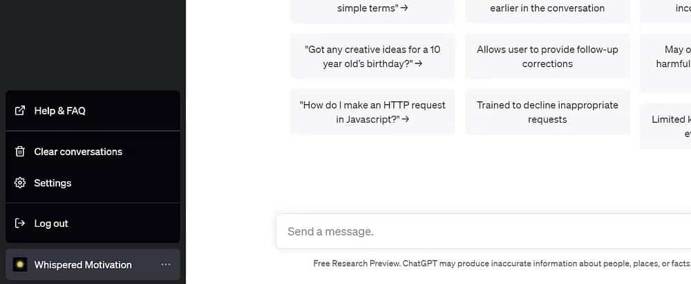 صورة لـ كيفية حذف حسابك على ChatGPT | 1-kOpB4c6iN7Eu4mu-YiC4A-DzTechs
