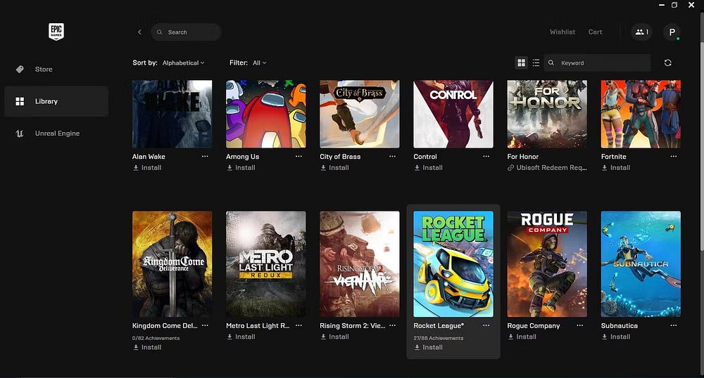 صورة لـ كيفية الوصول إلى الألعاب المُثبَّتة على مُشغِّل Epic Games | 1F5HXA226ribtdKRfzBNBcQ-DzTechs