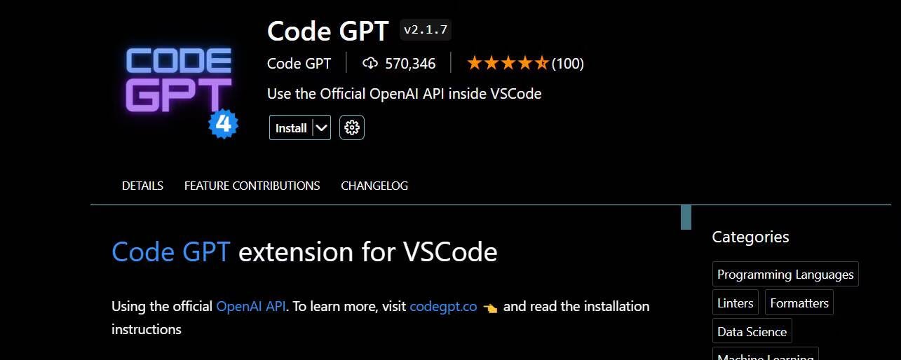 صورة لـ أفضل إضافات ChatGPT لـ VS Code | 1Ft-Iri8Bq9SNUh2jdUTPqw-DzTechs