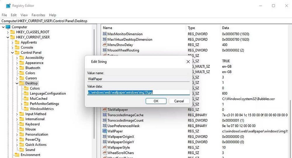 صورة لـ كيفية البحث عن مكان صورة خلفية سطح المكتب الحالية في Windows 11 | 1_u4KVIfLAa4qcm3w_IUkjA-DzTechs