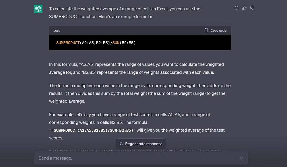 صورة لـ كيفية استخدام ChatGPT مع Excel والتغلب على مخاوفك من جداول البيانات | 1gb5M4pPowkoADzflKPwiBw-DzTechs