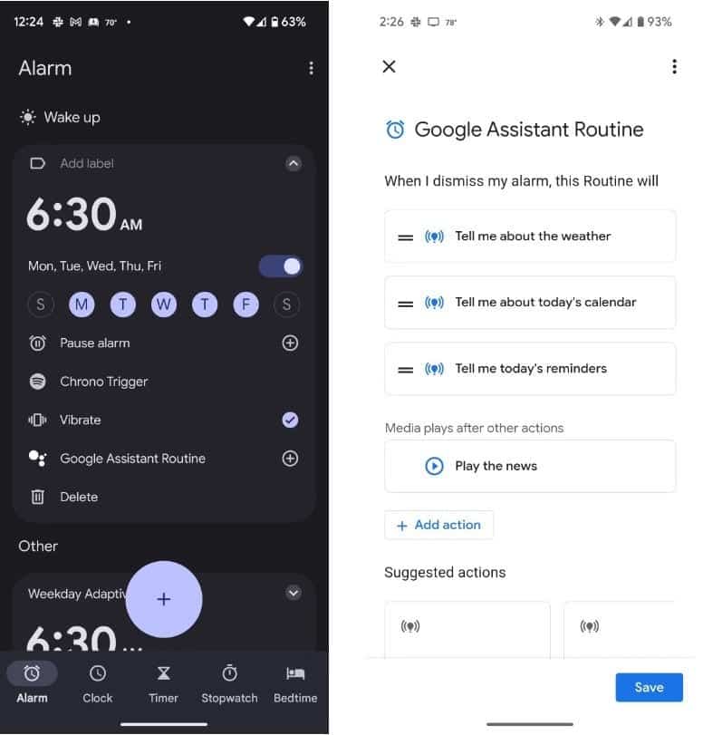 صورة لـ طرق استخدام تطبيق الساعة في Android لإدارة روتينك اليومي | 1sQkUIbv10Bqqmw0hMmtCuA-DzTechs