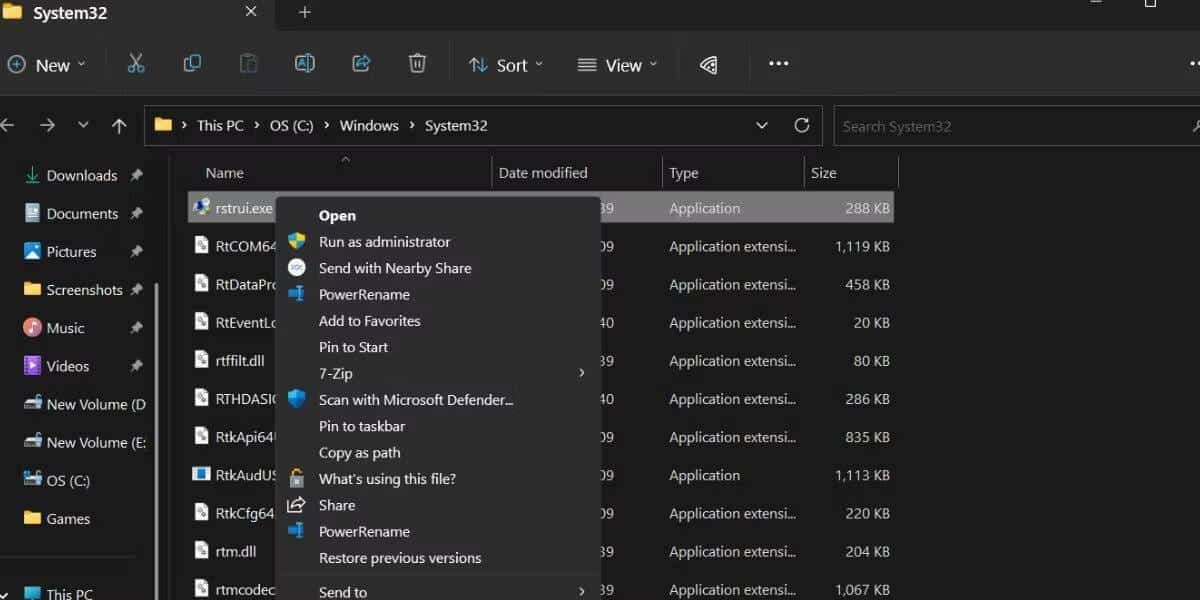 صورة لـ طرق لفتح استعادة النظام على Windows 11 | 15G_vAUnjQPlHuaowH_qiKQ-DzTechs