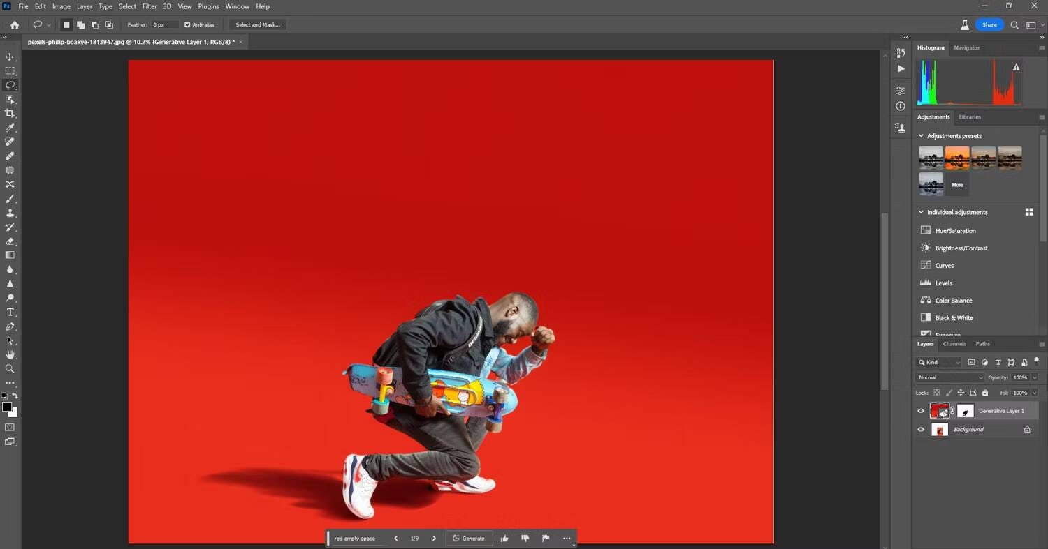 صورة لـ طرق لاستخدام Generative Fill لتحسين صورك في Photoshop | 1ANNWpMSDGWd0xqMLPzUEVg-DzTechs