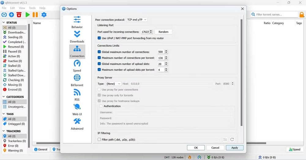 صورة لـ كيفية تسريع تنزيلاتك في qBittorrent على Windows | 1I80SAjYCYYlgiS4dZd8h5w-DzTechs