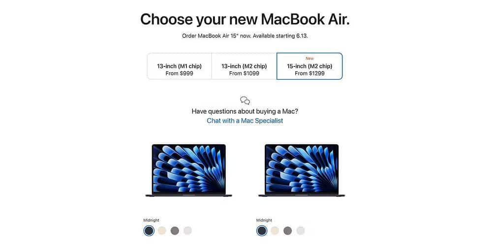 صورة لـ MacBook Air مقاس 15 إنش: الميزات والسعر وتاريخ الإصدار والمزيد | 1JImd5S6KHHtqBVRRQfxpmA-DzTechs