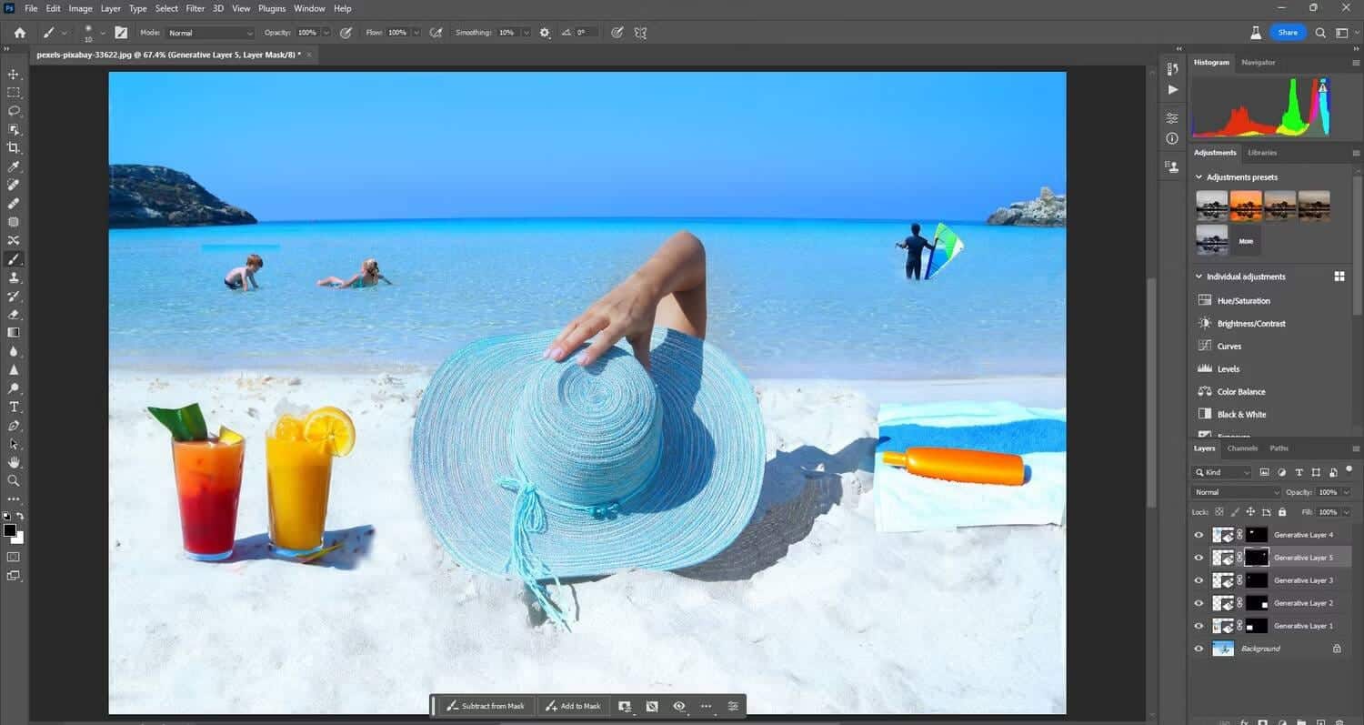 صورة لـ طرق لاستخدام Generative Fill لتحسين صورك في Photoshop | 1OStTNqcDBxfFx_8Gtu4Tmw-DzTechs
