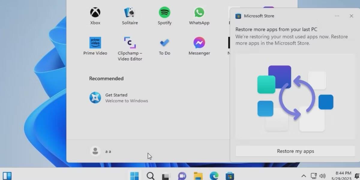صورة لـ كيفية نقل التطبيقات إلى كمبيوتر جديد يعمل بنظام Windows 11 | 1YPprcj87o498TSq0pY0sew-DzTechs