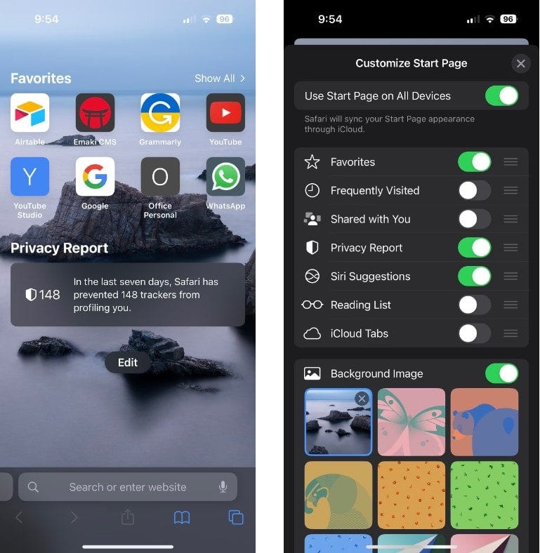 صورة لـ نصائح لتحسين تجربة Safari على الـ iPhone | 1s27uNMPiNISBWhlD91tPkQ-DzTechs