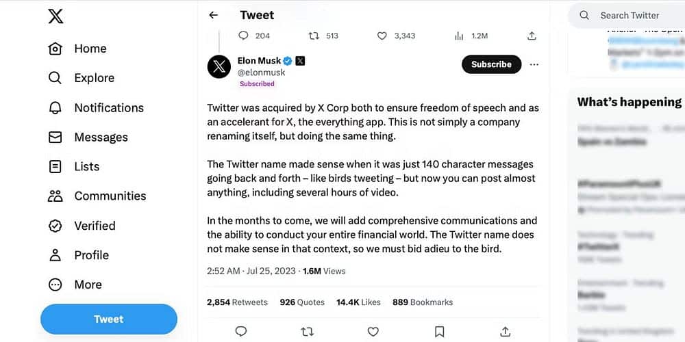 صورة لـ لماذا يُعد تغيير علامة Twitter التجارية إلى X فكرة سيئة | 1-W0QfDO2LrUH_5Xu6Tbpw-DzTechs