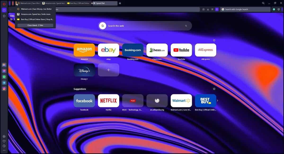 صورة لـ كيفية تحقيق أقصى استفادة من Tab Islands في مُتصفح Opera One | 18b08cA0ok8KJI2YUUwamUg-DzTechs