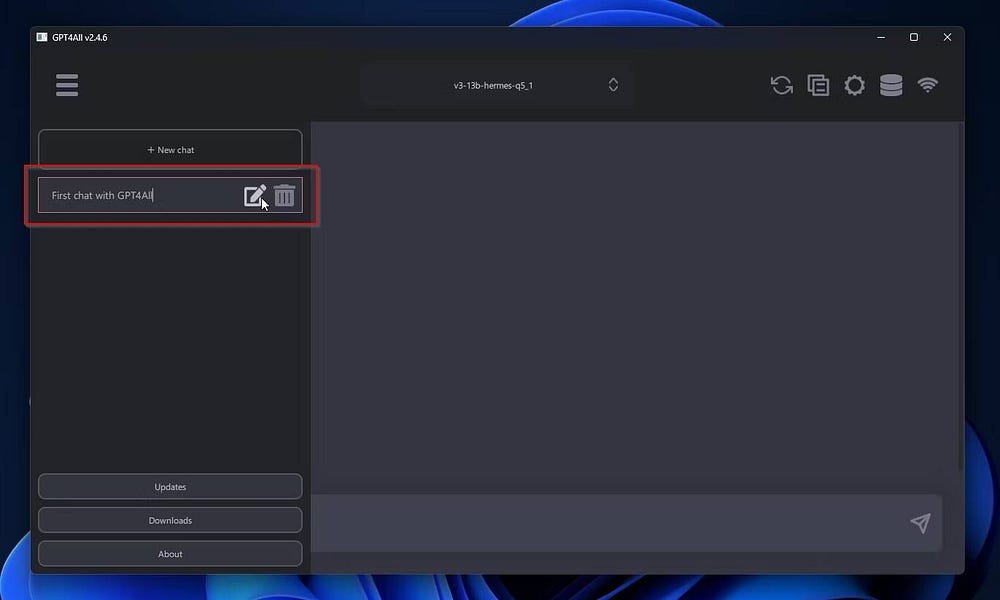 صورة لـ تشغيل نسخة من ChatGPT محليًا ومجانًا على Windows باستخدام GPT4All | 1paQJnDTMYiYdwdO7zVXjWA-DzTechs